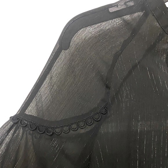 Romeo & Juliet Couture Sheer Blouse - Picture 7 of 10